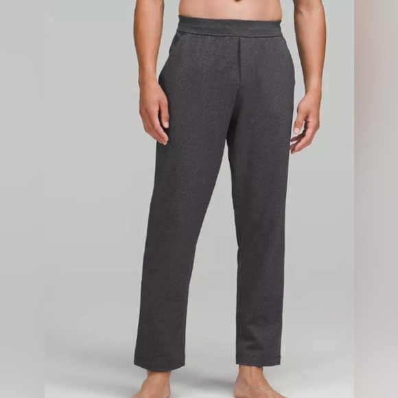 Lululemon Men's Heathered Black Discipline Pant Size Large - Picture 1 of 10